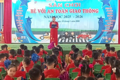SÂN CHƠI “BÉ VỚI AN TOÀN GIAO THÔNG” năm học 2025-2026